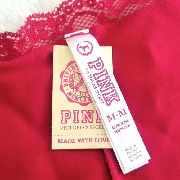 Victoria's Secret PINK Vintage Low Rise Hipster Cheeky Graphic Panty NWT - Picture 9 of 12